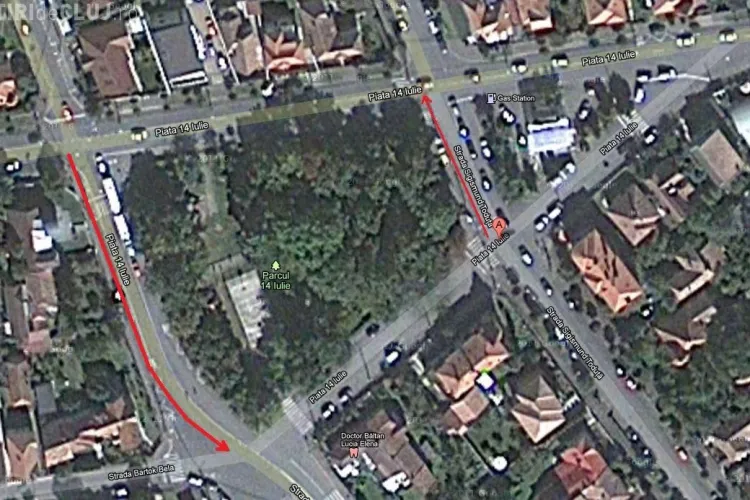 Cum se va circula in Piata 14 Iulie din Grigorescu! Se schimba sensurile