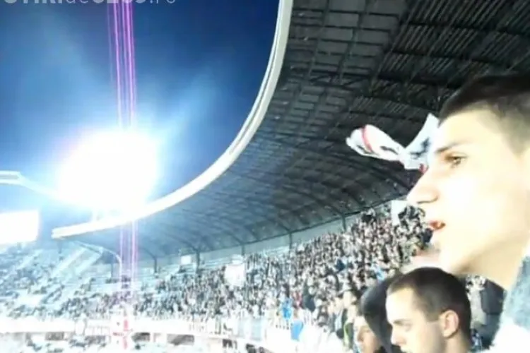 Galeria U Cluj, spectacol GROZAV la meciul cu Astra! VEZI VIDEO