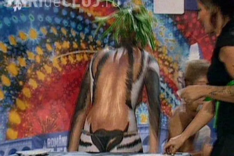 Un tigru, la Romanii au talent FOTO 