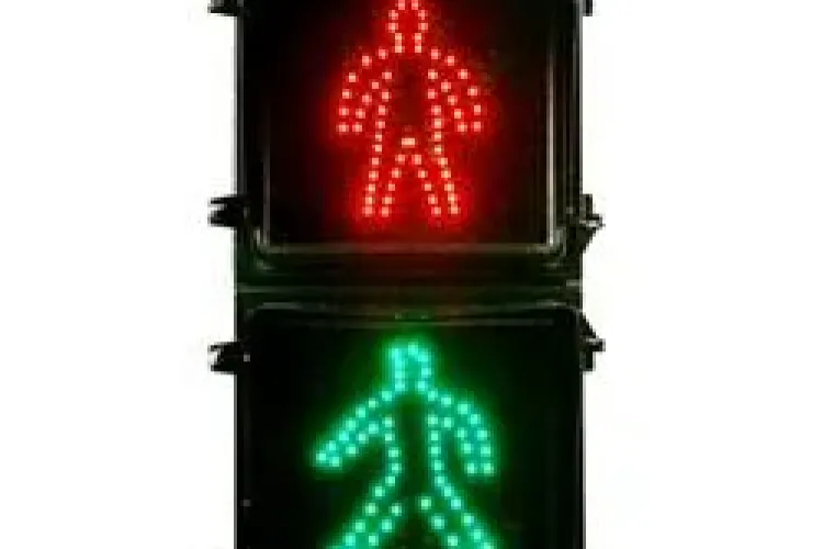 Semafor in zona podului IRA
