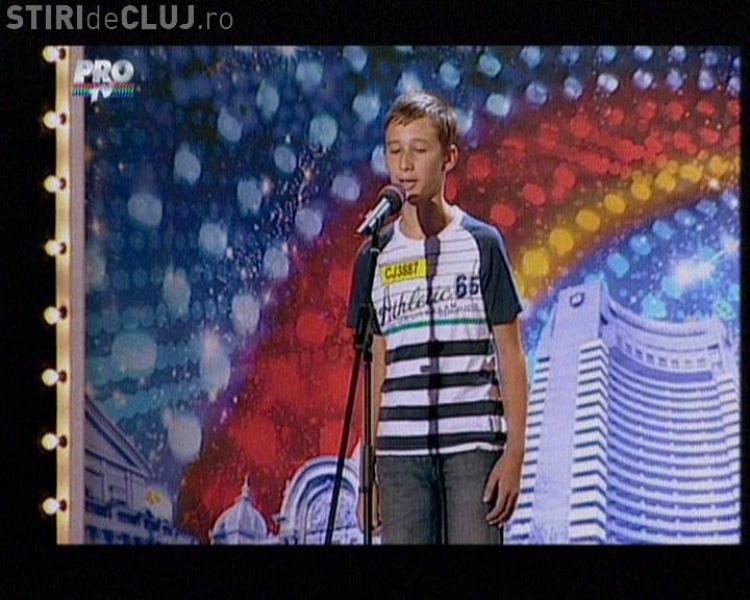 ROMANII AU TALENT Mihai Teaca, pustiul de 12 ani care a cantat superb