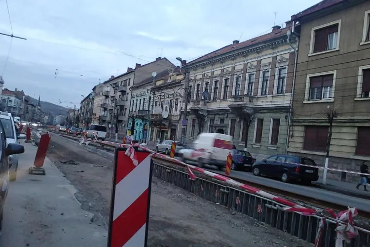 Autobuze deviate din cauza lucrarilor de pe strada Horea! Vezi autobuzele afectate