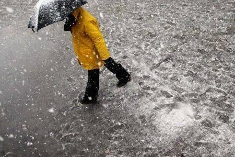 Ninge la Cluj! Meteorologii sustin ca e ceva normal