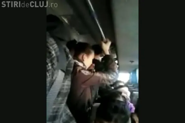 Firma Alis Grup ii inghesuie pe calatori pe ruta Gilau - Floresti - Cluj-Napoca VIDEO