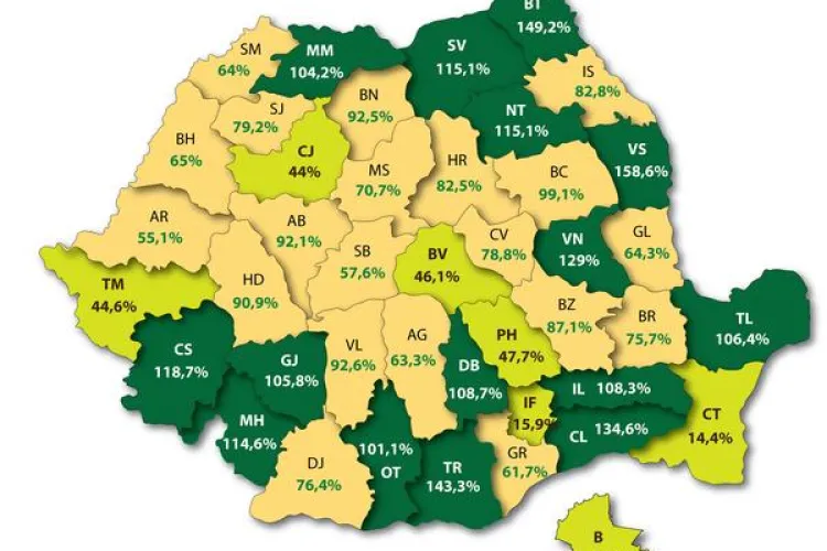 Cati bani da Clujul la bugetul de stat si cati primeste inapoi! Sunt judete care primesc 150% din sumele colectate