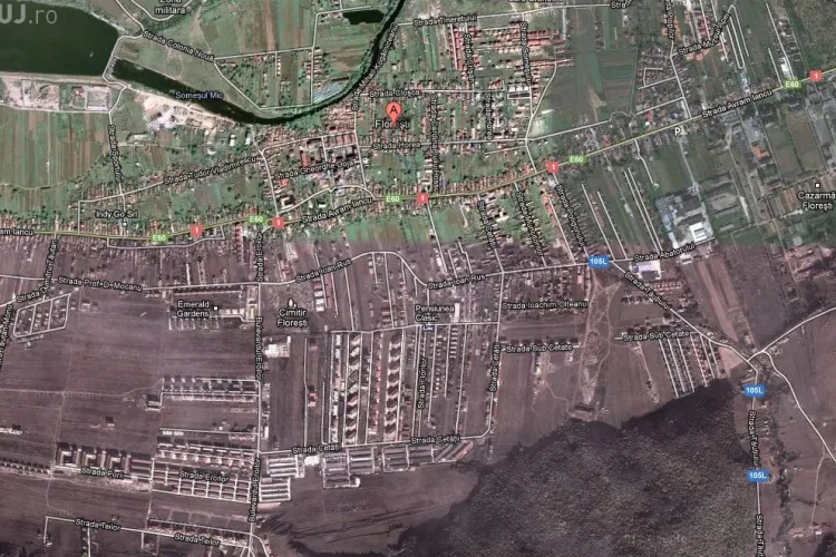 Pista de biciclete si sosea de ocolire intre Floresti si Manastur