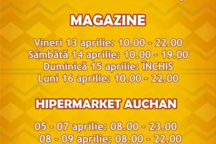 Vezi aici programul Iulius Mall de Paste 