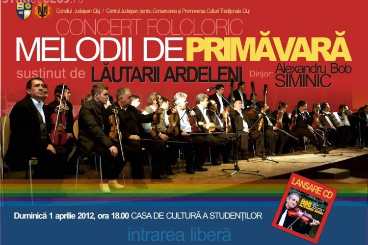 Concert folcloric pentru clujeni