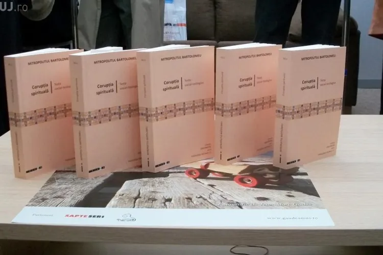 Cartea Mitropolitului Bartolomeu "Coruptia spirituala", lansata la Targul de Carte "Gaudeamus"