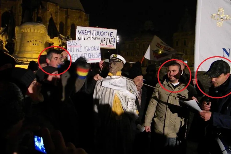 Protestatarii de serviciu din Piata Unirii, candidati pe listele USL la Consiliul Judetean Cluj