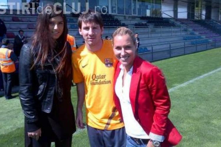 Sorana Cirstea s-a pozat cu super starul lui FC Barcelona  FOTO