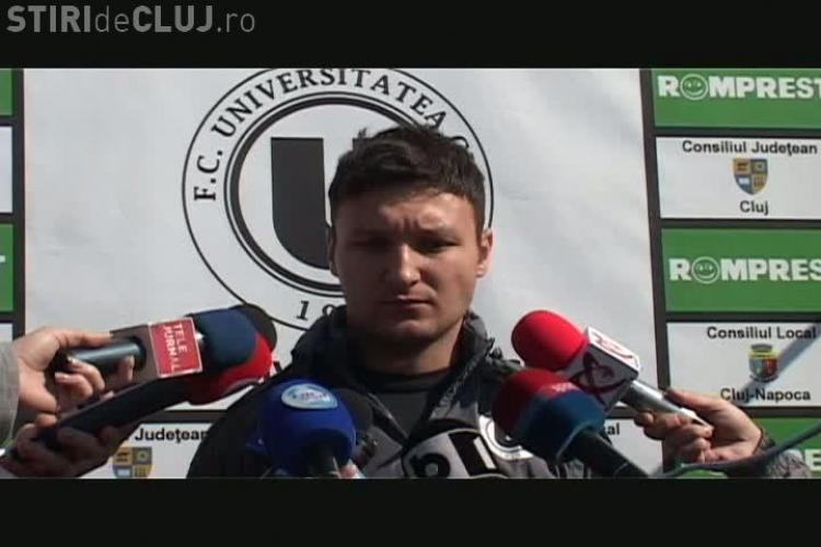 Cojocnean nu crede ca Walter va pleca de la U Cluj: Eu raman oricum VIDEO