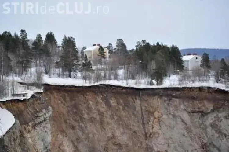 POZA ZILEI: Un crater-gigant, de 150 de metri, a aparut intr-un oras din Suedia