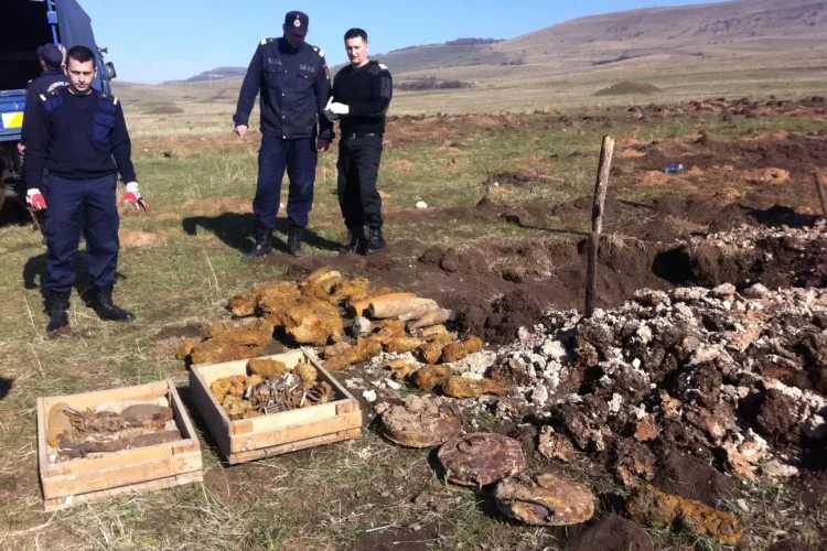 Munitie explodata la Floresti! FOTO si VIDEO