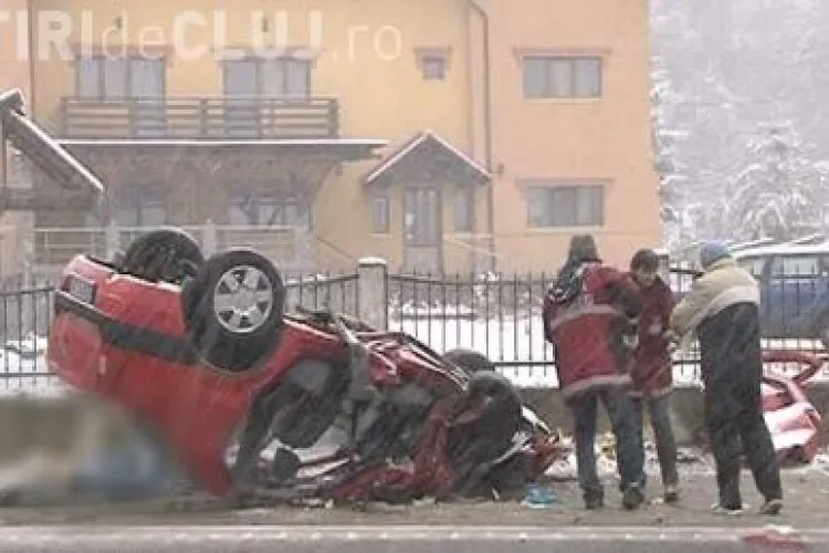 Daune record in accidentul provocat de Serban Huidu