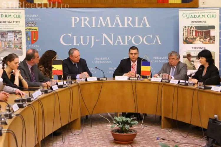Ambasadorul Belgiei, in vizita la Primaria Cluj-Napoca