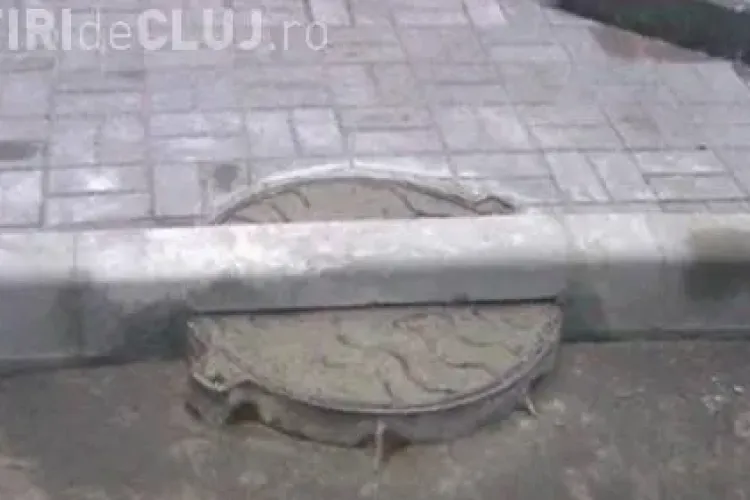 Cum lucreaza Dorel in lume! Vezi cum arata un canal acoperit cu bordura FOTO