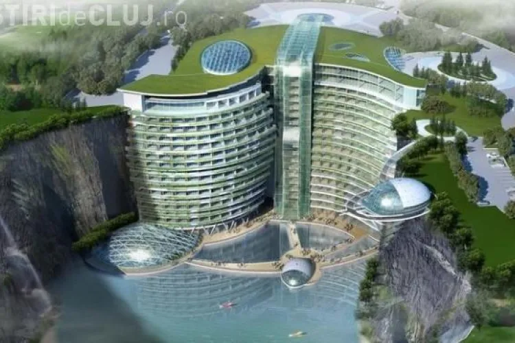 China construieste cel mai luxos hotel din lume sub pamant FOTO