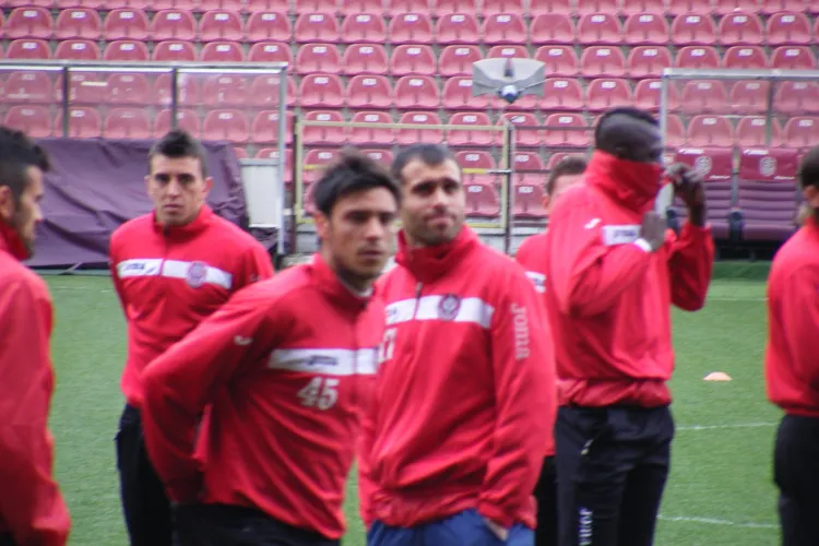 Imagini de la primul antrenament al CFR Cluj condus de Ioan Andone FOTO
