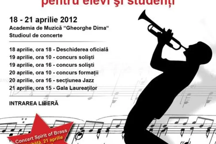 Festivalul National de Interpretare Instrumentala - Trompeta are loc maine la Cluj-Napoca