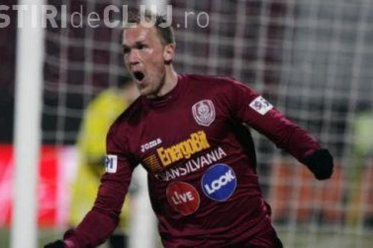 CFR Cluj - FC Brasov 1-0 VIDEO gol Kapetanos. Cadu a ratat un penalty !