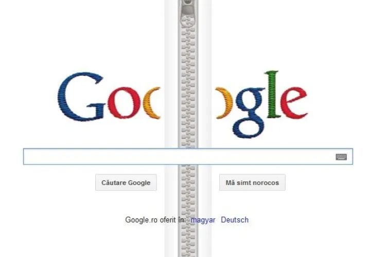 Inventatorul fermoarului, GIDEON SUNDBACK, sarbatorit de GOOGLE - FOTO