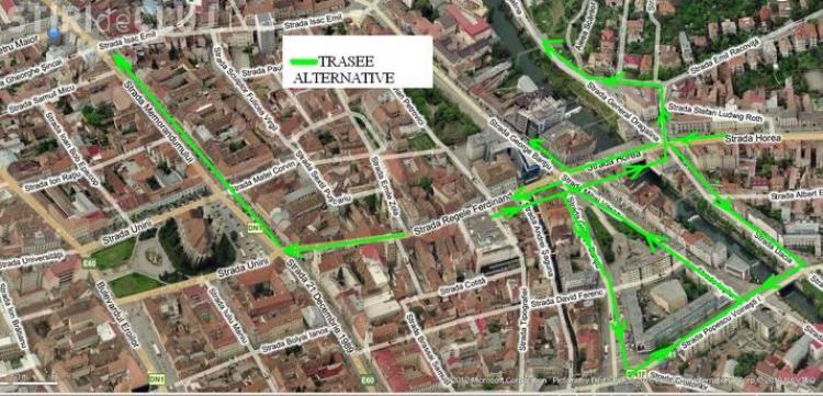 Restrictii de circulatie la intersectia Horea si George ...