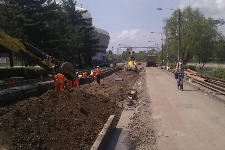 Lucrarile la linia de tramvai, terminate pana in 1 iunie! Prognoza optimista VIDEO
