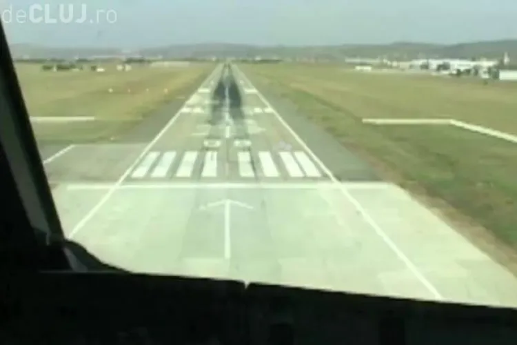 Aeroportul International Cluj se inchide pentru reparatii! PISTA este PRAF - VEZI un video edificator