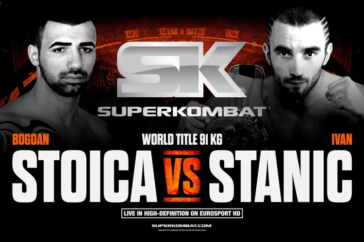 Bogdan Stoica lupta la Cluj pentru centura Superkombat! Cantarul oficial e la Iulius Mall