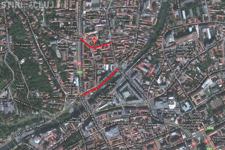 Se ridica restrictiile de circulatie pe strazile Dacia si Closca 