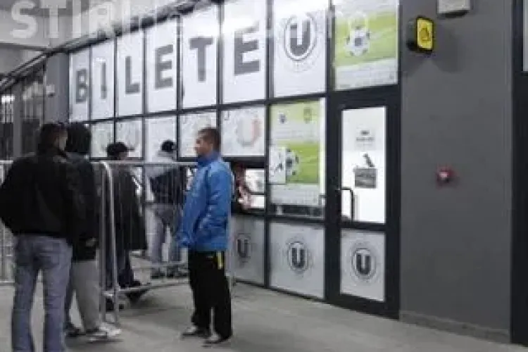 Interes MINIM pentru U Cluj - CFR Cluj! Vezi cate bilete s-au vandut