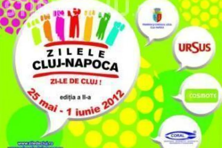ZILELE CLUJULUI: Programul zilei de vineri, 25 mai