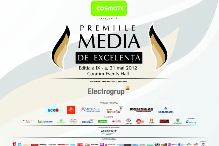 Valorile Clujului, premiate in cadrul Premiilor Media de Excelenta
