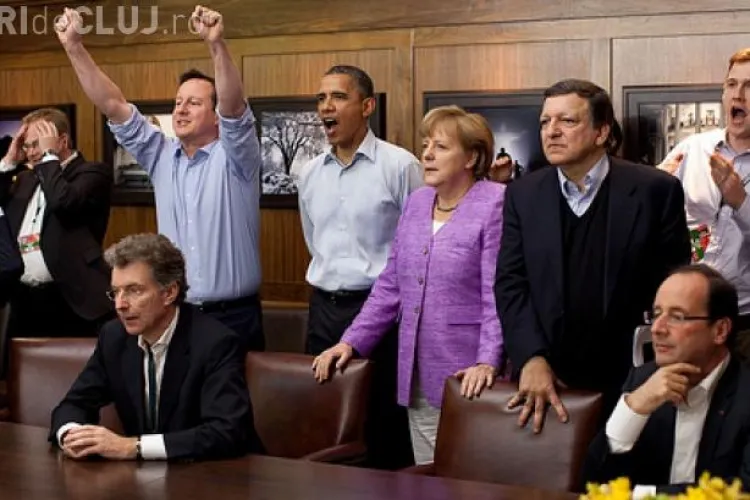 Liderii lumii s-au uitat impreuna la finala CHAMPIONS LEAGUE 2012! Cu cine tine Obama?