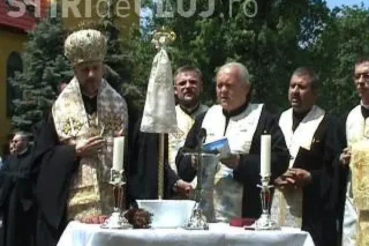 S-a pus piatra de temelie la noua cladire a Liceului Greco-Catolic "Inochentie Micu" VIDEO