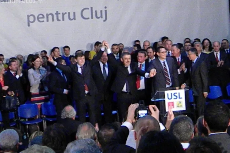 Uioreanu si Ponta au lansat candidatii USL pentru primaria Dej