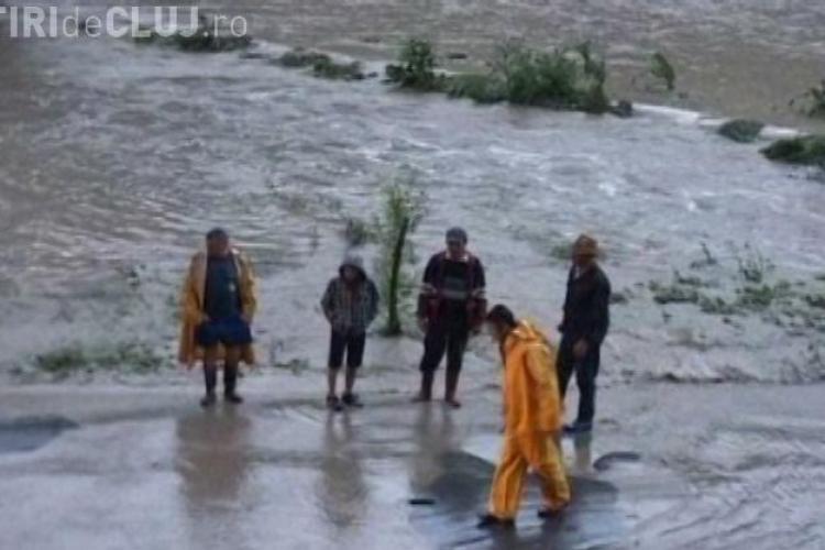 Inundatii la Dej! Apa a facut prapad in Jichis si Valea Tarpiului