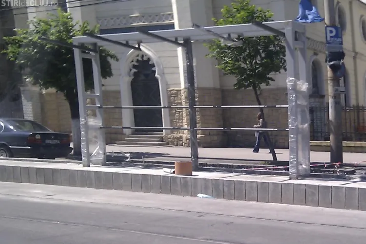 Peroane noi pe linia de tramvai, intre cartierul Manastur si Piata Garii FOTO