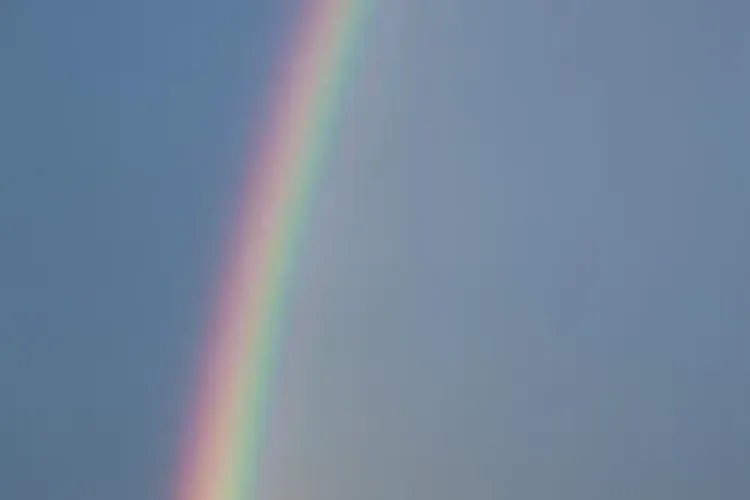 Curcubeu MINUNAT la Cluj, dupa ploaia de vineri seara FOTO