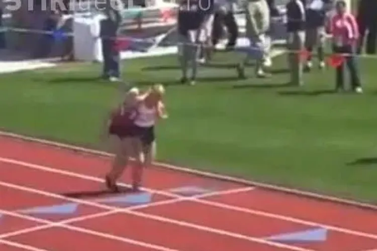 Gest impresionant al unei sportive. Si-a ajutat adversara VIDEO