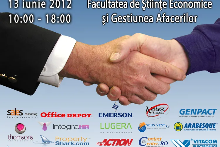 Clujenii sunt asteptati miercuri la un targ de joburi, la FSEGA 