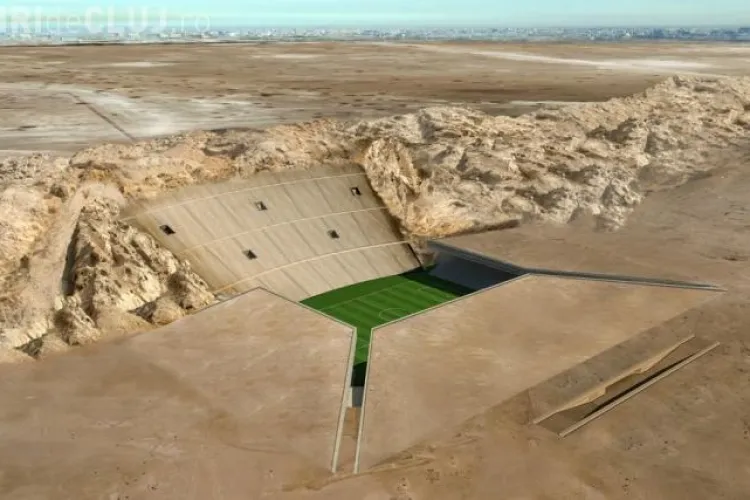 Stadion construit de arabi sub nisip! O FIȚĂ de 750 de milioane de euro