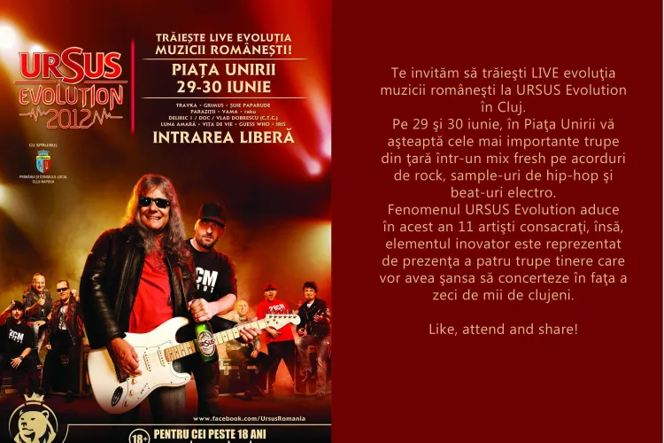 Începe URSUS Evolution la Cluj-Napoca. Vezi ce trupe vor concerta!