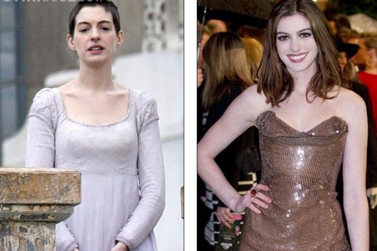Anne Hathaway a slăbit foarte mult pentru rolul din "Les Misérables"