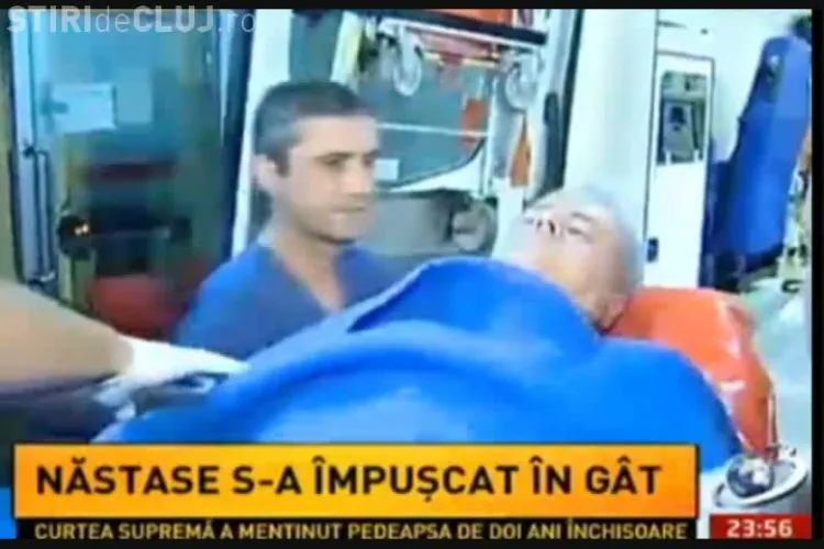 NĂSTASE s-a ÎMPUȘCAT! VEZI primele imagini cu fostul premier pe targă VIDEO