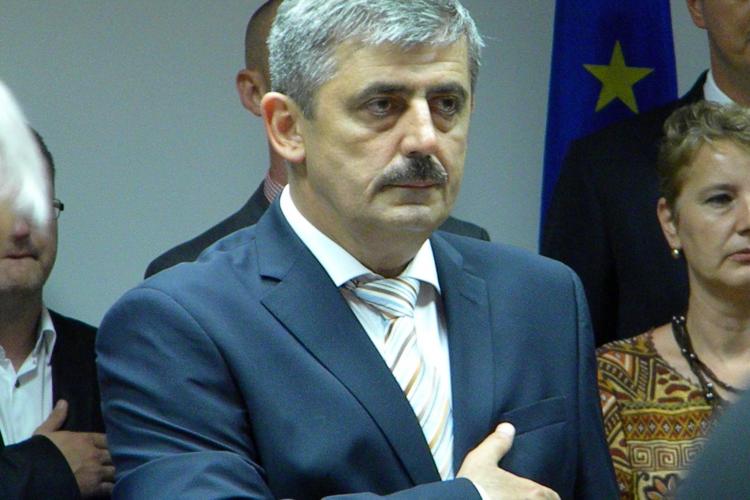 Uioreanu a fost ”uns” președinte al Consiliului Judetean Cluj! Boc, invitat la ceremonie, dar ignorat VIDEO si FOTO