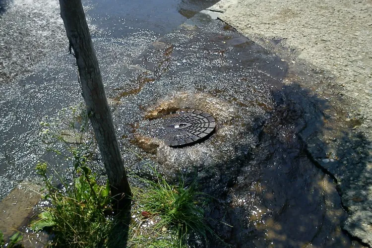 Canale sparte pe Dorobanților și Bistriței. ”Nimeni nu face nimic” ȘTIREA CITITORULUI FOTO