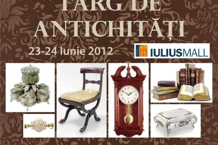 Targ de antichități si produse hondmade la Iulius Mall Cluj