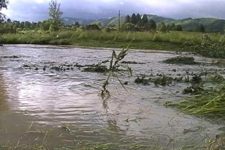Inundatii in satul Pata din comuna Apahida